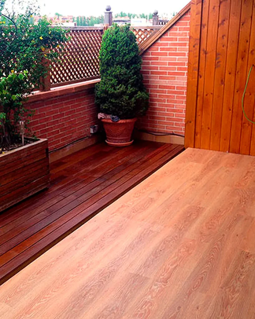 Tarima de exterior madera
